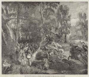 The Boar-Hunt by Peter Paul Rubens